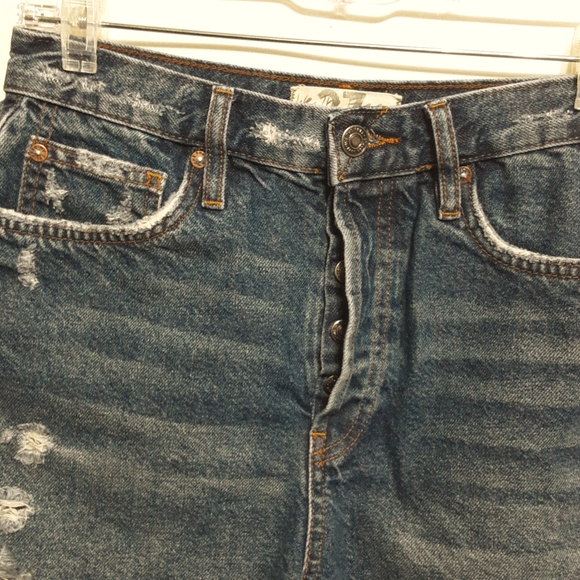 We The Free High Waist Button Fly Denim Short - Picture 4 of 8